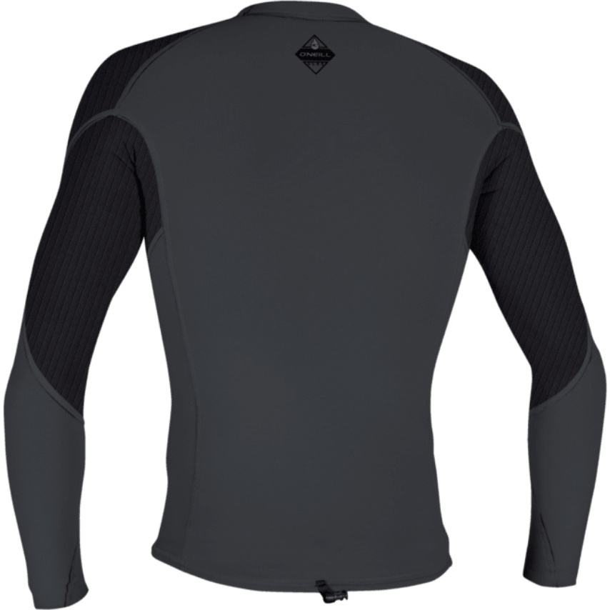 2026 O'Neill Da Uomo Hyperfreak 1.5mm Maglia A Maniche Lunghe 5288 - Acciaio Temperato / Graphite